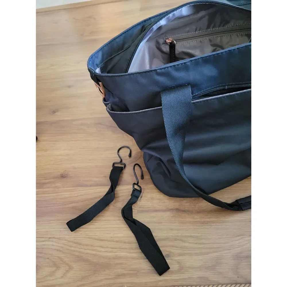 JuJuBe Tote‎ Diaper Baby Bag Organizer Black Utility Mom